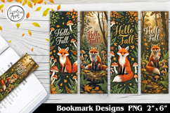 Autumn Printable Bookmark 4 PNG Product Image 1