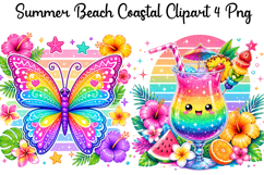 Summer Beach Coastal Png Clipart Product Image 1