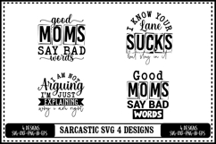 Funny Sarcastic Svg 4 Designs Product Image 1