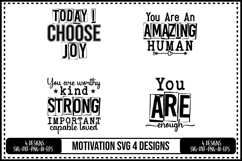 Motivation Svg 4 Designs, Self Love Motivation Product Image 1