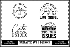 Funny Sarcastic Svg 4 Designs Product Image 1