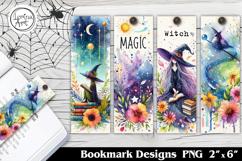 Halloween Witch Printable Bookmark 4 PNG Product Image 1