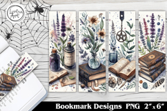 Witch herbs Printable Bookmark 4 PNG Product Image 1