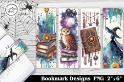 Halloween Witch Printable Bookmark 4 PNG Product Image 1