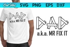 Dad aka Mr Fix It SVG Cut File Product Image 1
