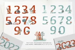 Winter alphabet with animals and houses Product Image 4