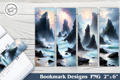 Ocean Printable Bookmark 4 PNG Product Image 1