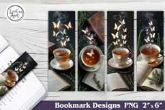 Butterfly Printable Bookmark 4 PNG Product Image 1