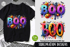 Boo. Halloween PNG sublimation Product Image 1