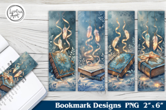 Fairy Winter Bookmarks | Printable 4 PNG Product Image 1