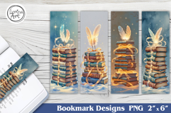 Frosted Storybook Bookmarks | Printable 4 PNG Product Image 1