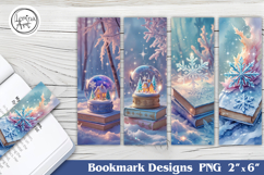 Christmas Printable Bookmark 4 PNG Product Image 1