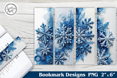 Winter Printable Bookmark 4 PNG Product Image 1