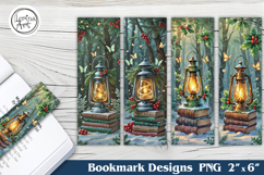 Winter Printable Bookmark 4 PNG Product Image 1