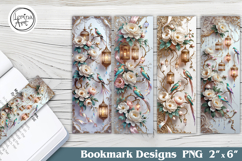 Magnolia Printable Bookmark 4 PNG Product Image 1