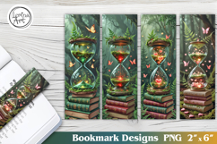 Magic Hourglass Printable Bookmark 4 PNG Product Image 1