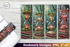 Magic Hourglass Printable Bookmark 4 PNG Product Image 1
