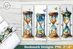Magic Hourglass Printable Bookmark 4 PNG Product Image 1