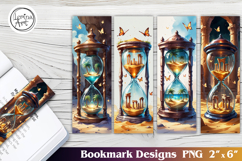 Magic Hourglass Printable Bookmark 4 PNG Product Image 1