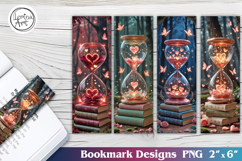 Magic Hourglass Printable Bookmark 4 PNG Product Image 1