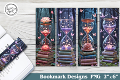 Magic Hourglass Printable Bookmark 4 PNG Product Image 1
