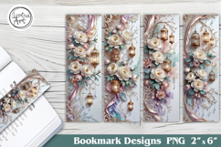Magnolia Printable Bookmark 4 PNG Product Image 1