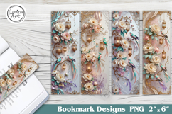Magnolia Printable Bookmark 4 PNG Product Image 1