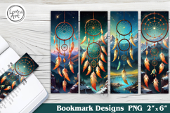 Dreamcatcher Printable Bookmark 4 PNG Product Image 1