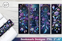 Butterfly Printable Bookmark 4 PNG Product Image 1