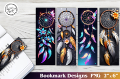 Dream Catcher Printable Bookmark 4 PNG Product Image 1
