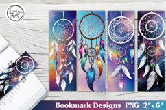 Dream Catcher Printable Bookmark 4 PNG Product Image 1