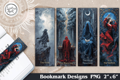 Major Arcana Tarot Bookmarks |Mystical Witchy Book Accessori Product Image 1