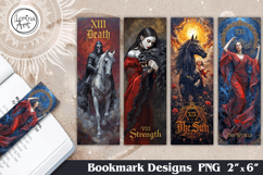 Major Arcana Tarot Bookmarks |Mystical Witchy Book Accessori Product Image 1