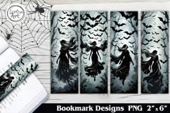 Witch Printable Bookmark 4 PNG Product Image 1