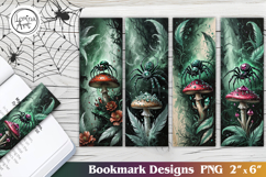 Spider / Halloween Printable Bookmark 4 PNG Product Image 1