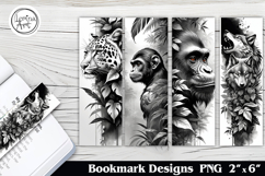 Animal Printable Bookmark 4 PNG Product Image 1