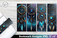 Dream Catcher Printable Bookmark 4 PNG Product Image 1