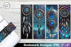 Dream Catcher Printable Bookmark 4 PNG Product Image 1