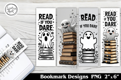 Ghost / Halloween Printable Bookmark 4 PNG Product Image 1
