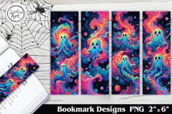 Ghost / Halloween Printable Bookmark 4 PNG Product Image 1
