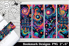 Haunted House / Halloween Printable Bookmark 4 PNG Product Image 1