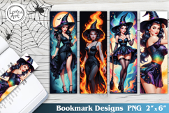 Witch Printable Bookmark 4 PNG Product Image 1
