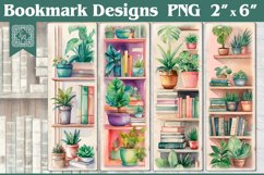 Books Printable Bookmark 4 PNG Product Image 1