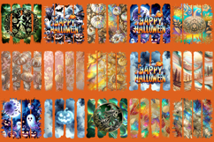 Halloween brush strokes t shirt designs BUNDLE|Cute fall png Product Image 2