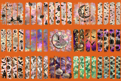 Halloween brush strokes t shirt designs BUNDLE|Cute fall png Product Image 5