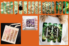 Halloween brush strokes t shirt designs BUNDLE|Cute fall png Product Image 6