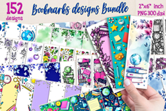 Back to school bookmark designs BUNDLE |Printable book craft Product Image 1