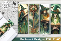 Forest Witch Printable Bookmark 4 PNG Product Image 1