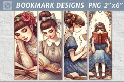 Books Printable Bookmark 4 PNG Product Image 1