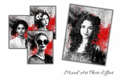 Watercolor Mixed Art Photo Effect Product Image 1
